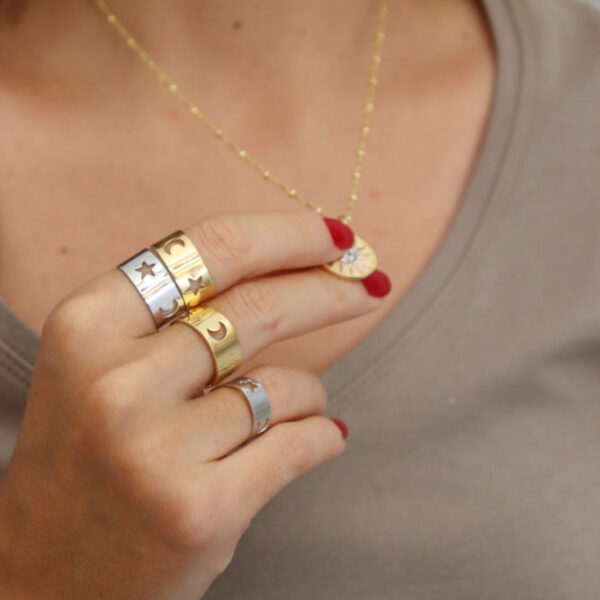 Anel Cosmos - ouro 18k - Image 4