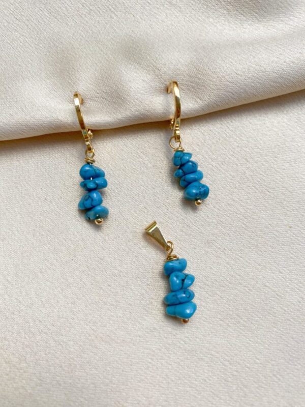 Conjunto Turquesa cascalhos - Image 2
