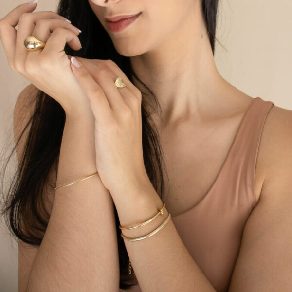Fake Piercing Miranda - Ródio Branco - Image 4