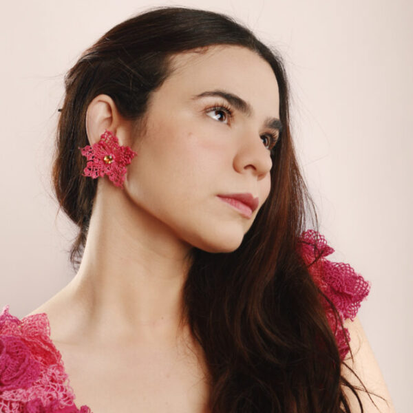 Brinco Papoula Rosa - Image 4