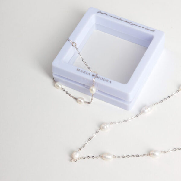 Conjunto de Pérolas em Prata 925 - Image 3