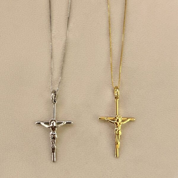 Colar Crucifixo prata 925 - Image 2