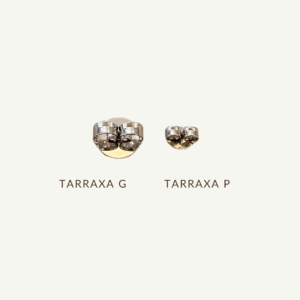 Tarraxas G - banho de ouro branco