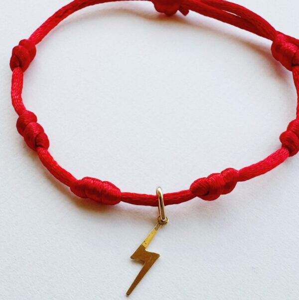 Pulseira de 7 nós com pingente de raio - Image 3