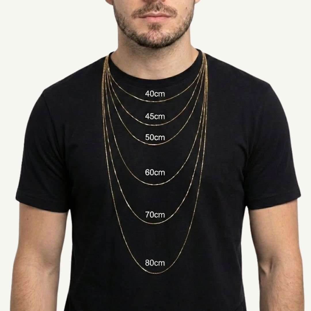 Corrente Veneziana em Ouro 18k, 60cm