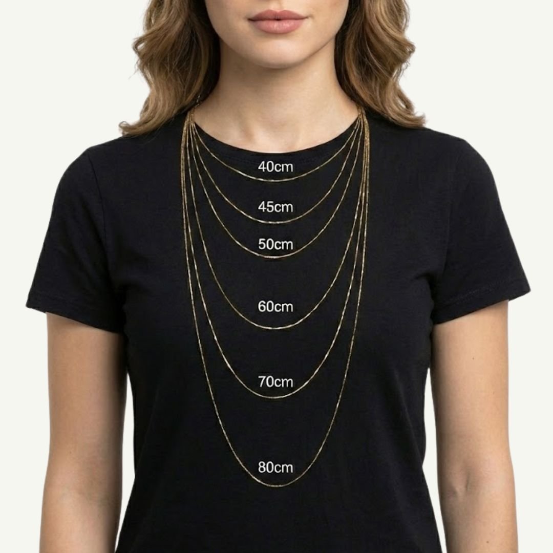 Corrente Veneziana em Ouro 18k, 50cm