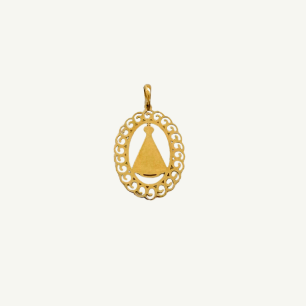 Pingente Nossa Senhora Aparecida em Ouro 18k - Image 3