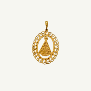 Pingente Nossa Senhora Aparecida em Ouro 18k