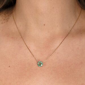 Colar Esmeralda em Ouro 18k