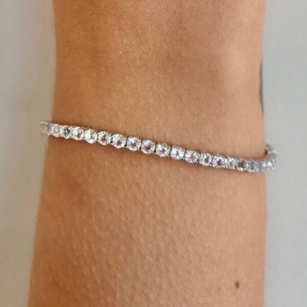 Pulseira Riviera com Safiras 3mm - Imagem 3