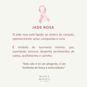 Pingente Medalha Outubro Rosa