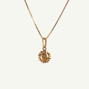 Pingente Sol em Ouro 18k