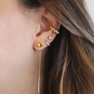 Fake Piercing em Prata 925