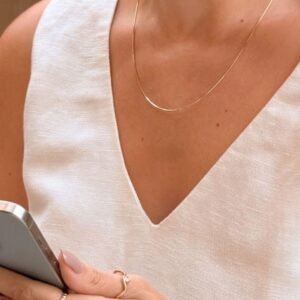 Gargantilha Flexível em Prata 925