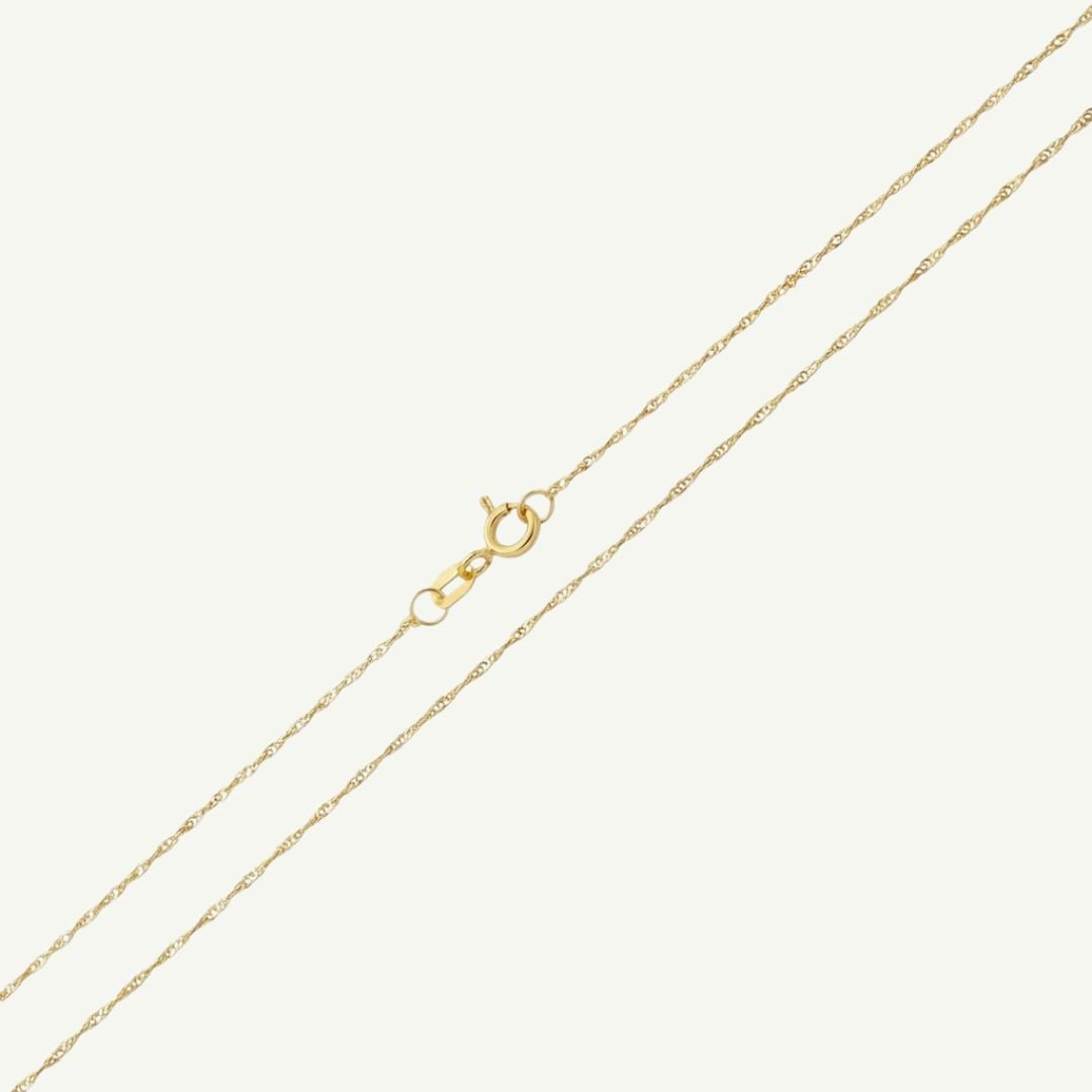 Corrente Singapura em Ouro 18k