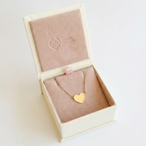 Colar Coração Personalizado em Ouro 18k