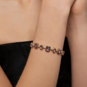 Riviera de Ametista com Cravação Inglesa