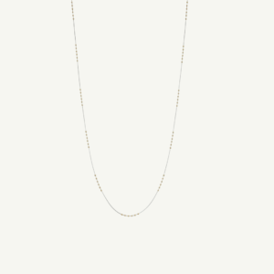 Colar de Bolinha Dourado e Prata