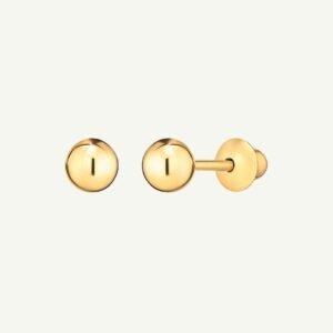 Brinco Bola em Ouro 18k - 3mm