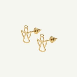 Brinco Anjo da Guarda em Ouro 18k