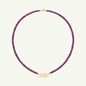Colar Mãe com Rubis em Ouro 18k