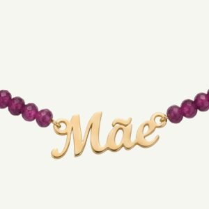 Colar Mãe com Rubis em Ouro 18k