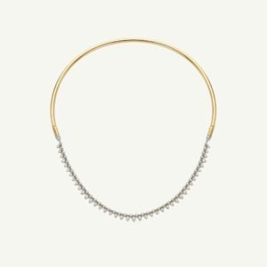 Gargantilha Oca com Esferas e Pedrarias