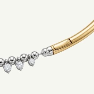 Gargantilha Oca com Esferas e Pedrarias