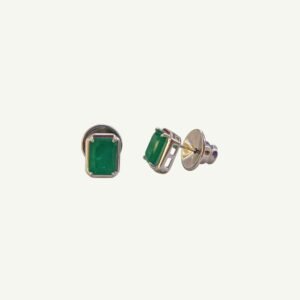 Conjunto Nylon com Pedras Verdes