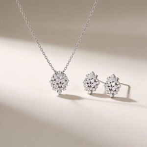 Conjunto Chuveirinho com Moissanites