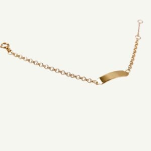 Pulseira Infantil de Elo Português em Ouro 18k
