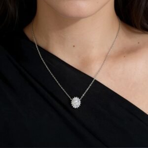Colar Princess com Moissanites