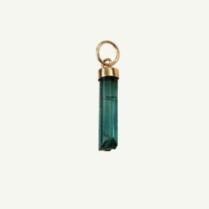 Pingente com Turmalina Verde em Ouro 18k