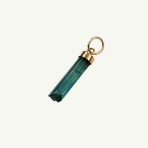Pingente com Turmalina Verde em Ouro 18k