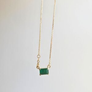 Colar de Esmeralda em Ouro 18k
